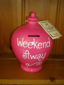 Terramundi money pots - Weekend away